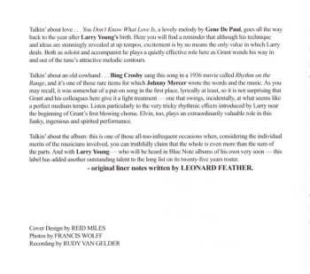 CD Grant Green: Talkin' About!