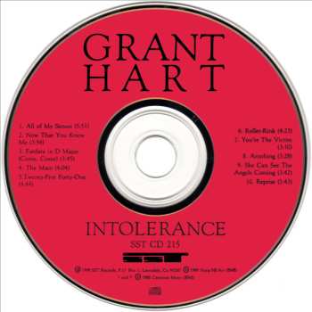 CD Grant Hart: Intolerance