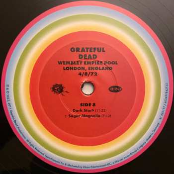 5LP/Caja The Grateful Dead: Wembley Empire Pool, London, England 4/8/72 LTD