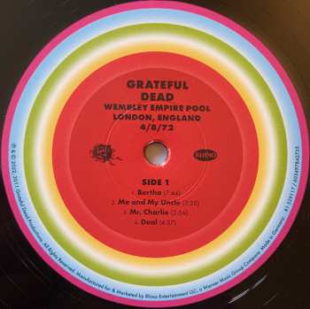 5LP/Caja The Grateful Dead: Wembley Empire Pool, London, England 4/8/72 LTD