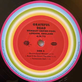 5LP/Caja The Grateful Dead: Wembley Empire Pool, London, England 4/8/72 LTD