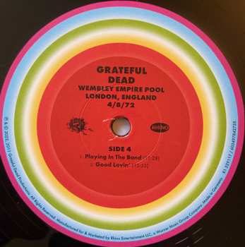 5LP/Caja The Grateful Dead: Wembley Empire Pool, London, England 4/8/72 LTD