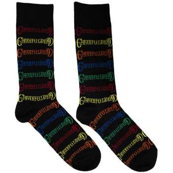 Merch Grateful Dead: Calcetines tobilleros Coloured Logo Grateful Deads Pattern