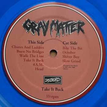 LP Gray Matter: Take It Back CLR