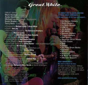 CD Great White: 30 Years - Live From The Sunset Strip