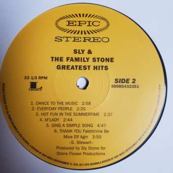LP Sly & The Family Stone: Greatest Hits