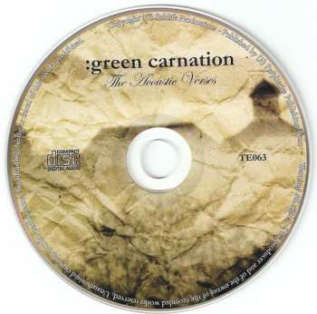 CD Green Carnation: The Acoustic Verses