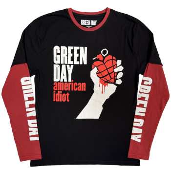 Merch Green Day: Layered Long Sleeve Camiseta American Idiot