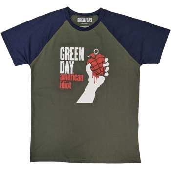 Mercancía Green Day: Green Day Unisex Raglan T-shirt: American Idiot (small) S