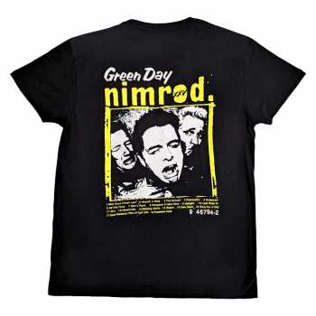 Mercancía Green Day: Green Day Unisex T-shirt: Nimrod Breast Print (back Print) (small) S