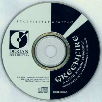 CD Greenfire: Greenfire (A Celtic String Ensemble)