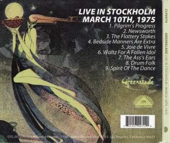 CD Greenslade: Live In Stockholm • March 10th, 1975 DIGI