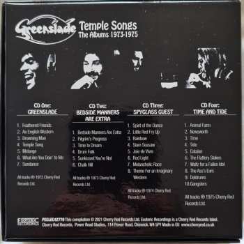 4CD/Caja Greenslade: Temple Songs (The Albums 1973-1975)