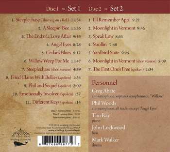 2CD Phil Woods: Kindred Spirits Live At Chan's