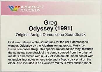 LP Greg: Odyssey (Original Amiga Demoscene Soundtrack) LTD