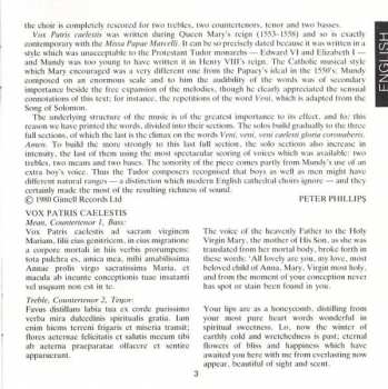 CD Gregorio Allegri: Miserere / Missa Papae Marcelli / Vox Patri Caelestis