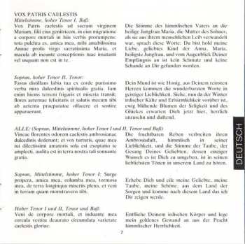 CD Gregorio Allegri: Miserere / Missa Papae Marcelli / Vox Patri Caelestis