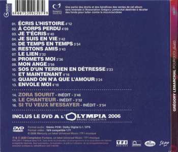 CD/DVD Grégory Lemarchal: Pourquoi Je Vis