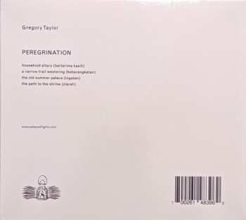 CD Gregory Taylor: Peregrination
