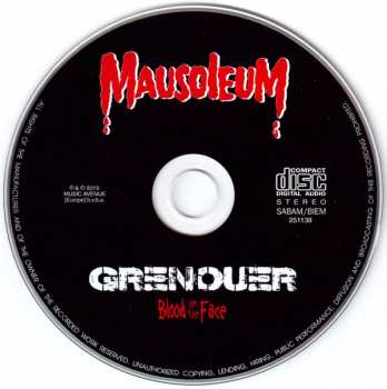 CD Grenouer: Blood On The Face