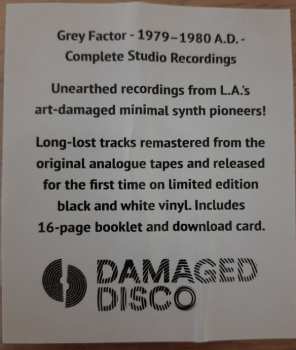 LP Grey Factor: 1979-1980 A.D. (Complete Studio Recordings) CLR | LTD