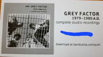 LP Grey Factor: 1979-1980 A.D. (Complete Studio Recordings) CLR | LTD