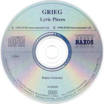 CD Edvard Grieg: Lyric Pieces