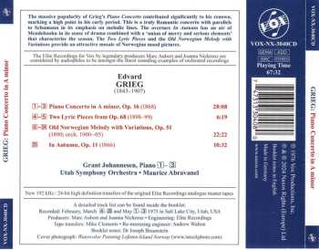 CD Edvard Grieg: Piano Concerto In A Minor / Old Norwegian Melody With Variations / Two Lyric Pieces / In Autumn 