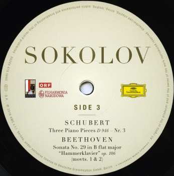 3LP Grigory Sokolov: Schubert // Beethoven