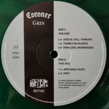 2LP Coroner: Grin CLR
