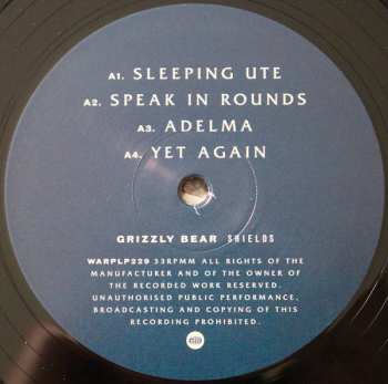 2LP Grizzly Bear: Shields