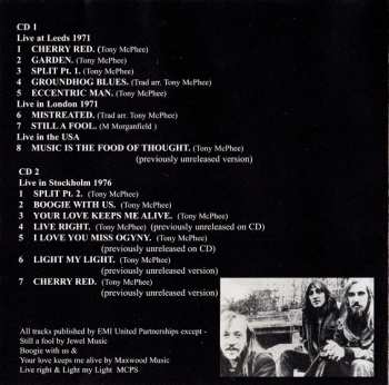 2CD The Groundhogs: Hoggin The Stage....Plus