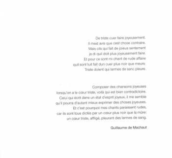 CD Guillaume de Machaut: Ballades