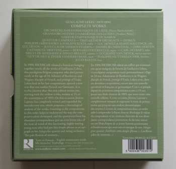 8CD/Caja Guillaume Lekeu: Les Fleurs Pâles Du Souvenir... Complete Works
