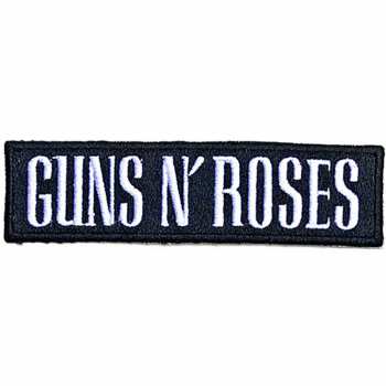 Merch Guns N' Roses: Aplicación Text Logo Guns N' Roses
