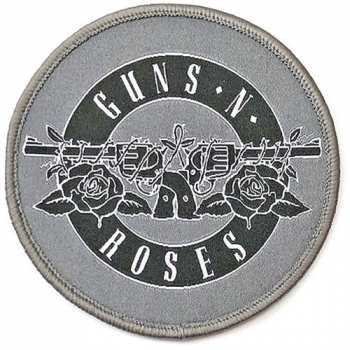 Merch Guns N' Roses: Aplicación White Circle Logo Guns N' Roses
