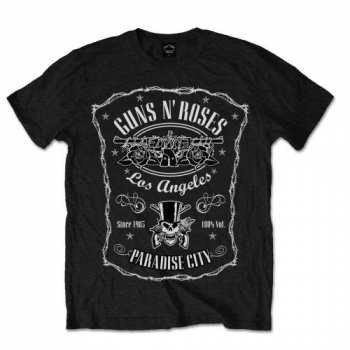 Merch Guns N' Roses: Camiseta Paradise City Label 