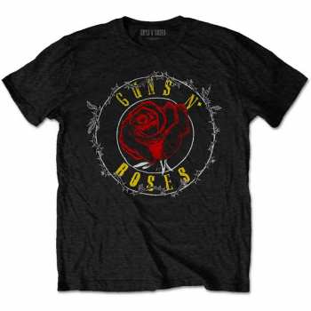 Mercancía Guns N' Roses: Tričko Rose Circle Paradise City  S