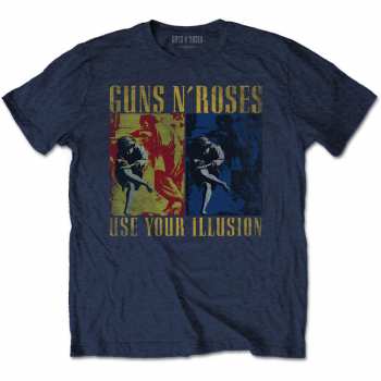 Mercancía Guns N' Roses: Tričko Use Your Illusion Navy  S