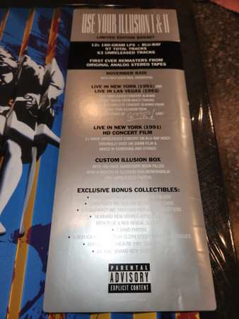 12LP/Caja/Blu-ray Guns N' Roses: Use Your Illusion I & II DLX | LTD