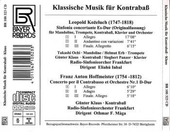 CD Eliahu Inbal: Klassische Musik für Kontrabaß