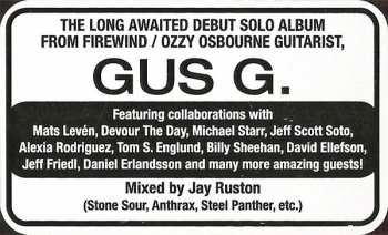 CD Gus G.: I Am The Fire DIGI