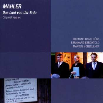 CD Gustav Mahler: Das Lied Von Der Erde (klavierfassung)