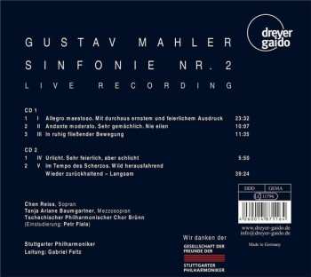 2CD Gustav Mahler: Sinfonie Nr. 2