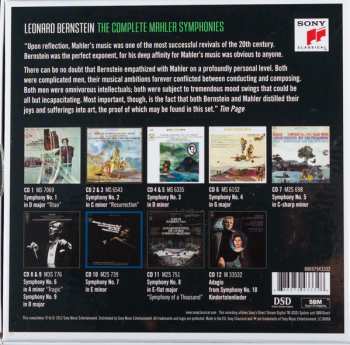 12CD/Caja Leonard Bernstein: The Complete Mahler Symphonies