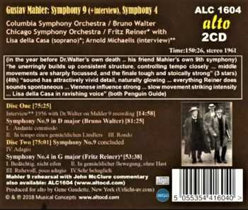 2CD Bruno Walter: Symphonies 9 & 4