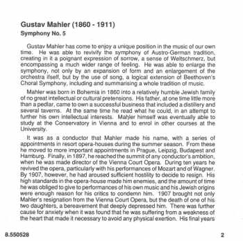 CD Gustav Mahler: Symphony No. 5
