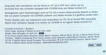 16CD/Caja Gustav Mahler: The Complete Works