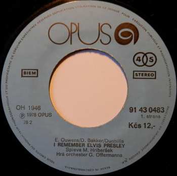 SP Gustáv Offermann: I Remember Elvis Presley / Dodži Nočas