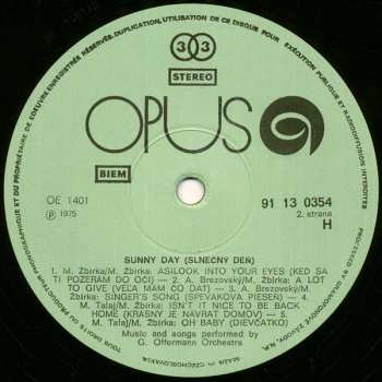 LP Gustáv Offermann: Sunny Day